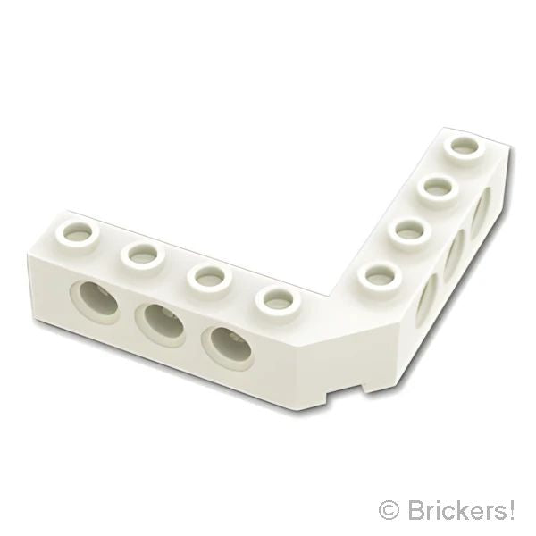 LEGO® パーツ 6357617 テクニック ブロック 5 x 5 - ライトアングル：[White / ホワイト] 32555-001 