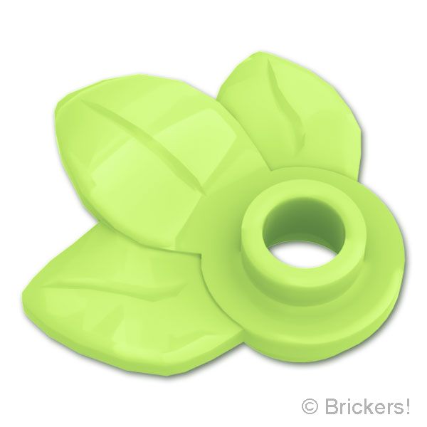 LEGO® パーツ 6541652 プラント プレート ラウンド 1 x 1 - 葉っぱ：[Yellowish Green / イエローイッシュグリーン] 32607-326 