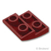 スロープ インバート カーブ 2 x 2 x 2/3：[Dark Red / ダークレッド]