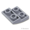 スロープ インバート カーブ 2 x 2 x 2/3：[Light Bluish Gray / グレー]