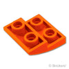 スロープ インバート カーブ 2 x 2 x 2/3：[Reddish Orange / レディッシュオレンジ ]