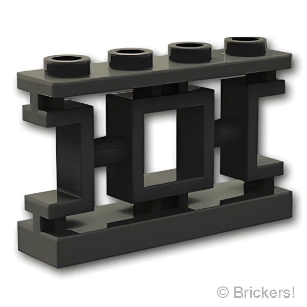 LEGO® パーツ 6195092 フェンス 1 x 4 x 3 - アジアン格子(四角)：[Black / ブラック] 32932-026 の商品ページ｜レゴ®パーツ バラ売りのブリッカーズ