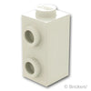 ブロック 1 x 1 x 1 2/3 - 1面スタッド：[White / ホワイト]