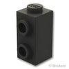 ブロック 1 x 1 x 1 2/3 - 1面スタッド：[Black / ブラック]