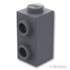 ブロック 1 x 1 x 1 2/3 - 1面スタッド：[Dark Bluish Gray / ダークグレー]