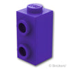 ブロック 1 x 1 x 1 2/3 - 1面スタッド：[Dark Purple / ダークパープル]