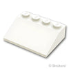 スロープ 33° 3 x 4：[White / ホワイト]