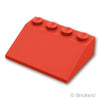 スロープ 33° 3 x 4：[Red / レッド]