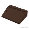 スロープ 33° 3 x 4：[Dark Brown / ダークブラウン]