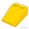 スロープ 33° 3 x 2：[Yellow / イエロー]