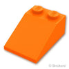 スロープ 33° 3 x 2：[Orange / オレンジ]