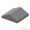スロープ ダブル 33° 2 x 2：[Dark Bluish Gray / ダークグレー]