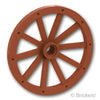 ホイール 荷車ラージ - 43mm ：[Reddish Brown / ブラウン]