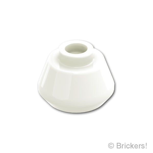 LEGO® パーツ 6523388 コーン 1 1/2 x 1 1/2 x 2/3 トランケート：[White / ホワイト] 33492-001 