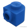 ブロック ハーフ ラウンド 1 x 1 x 2/3 - サイドスタッド：[Blue / ブルー]