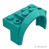 ビークル カー マッドガード 4 x 2 1/2 x 2 - ラウンドアーチ：[Dark Turquoise / ダークターコイズ]