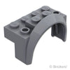 ビークル カー マッドガード 4 x 2 1/2 x 2 - ラウンドアーチ：[Dark Bluish Gray / ダークグレー]
