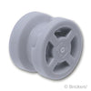 ホイール 8mm x 6mm サイドスリット - 小軸穴：[Light Bluish Gray / グレー]