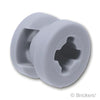 ホイール 8mm x 6mm サイドスリット - 小軸穴：[Light Bluish Gray / グレー]