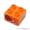 デュプロ ブロック 2 x 2 ギフトボックスパターン：[Orange / オレンジ]