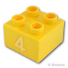 デュプロ ブロック 2 x 2 - No,4 パターン：[Yellow / イエロー]