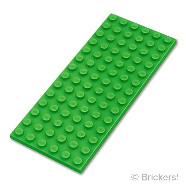 LEGO® パーツ 6428469 プレート 6 x 14：[Bt,Green / ブライトグリーン] 3456-037 の商品ページ｜レゴ®パーツ バラ売りのブリッカーズ