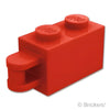 ブロック 1 x 2 - 垂直バーハンドル：[Red / レッド]