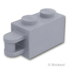 ブロック 1 x 2 - 垂直バーハンドル：[Light Bluish Gray / グレー]