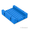 テクニック ブロック 8 x 10 x 2 - ピンホール：[Dark Azure / ダークアズール]