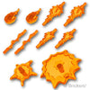 パワーバースト - マルチパック 10Pcs：[Tr,Orange / トランスオレンジ]