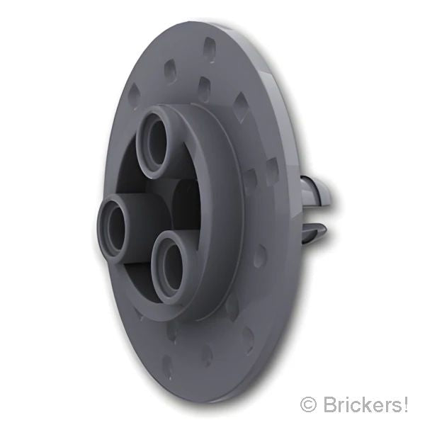 LEGO® パーツ 6219840 テクニック ステアリング ブレーキ ローター - 3ピンホール：[Dark Bluish Gray / ダークグレー] 35189-199 