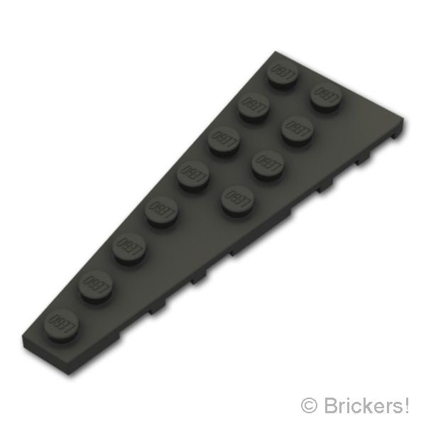 LEGO® パーツ 6509581 ウェッジ プレート 8 x 3 - 左：[Black / ブラック] 3544-026 