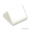 スロープ ダブル 45° 1 x 1：[White / ホワイト]