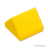 スロープ ダブル 45° 1 x 1：[Yellow / イエロー]