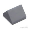 スロープ ダブル 45° 1 x 1：[Dark Bluish Gray / ダークグレー]