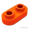 プレート ラウンド 1 x 2 - オープンスタッド：[Reddish Orange / レディッシュオレンジ ]