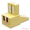 ピクセルのウサギの頭 - マインクラフト：[Tan / タン]