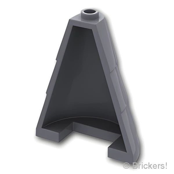 LEGO® パーツ 6230280 タワールーフ ハーフコーン 2 x 4 x 4 - 屋根瓦：[Dark Bluish Gray / ダークグレー] 35563-199 