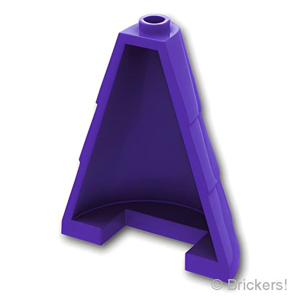 LEGO® パーツ 6249412/6331923 タワールーフ ハーフコーン 2 x 4 x 4 - 屋根瓦：[Dark Purple / ダークパープル] 35563-268 