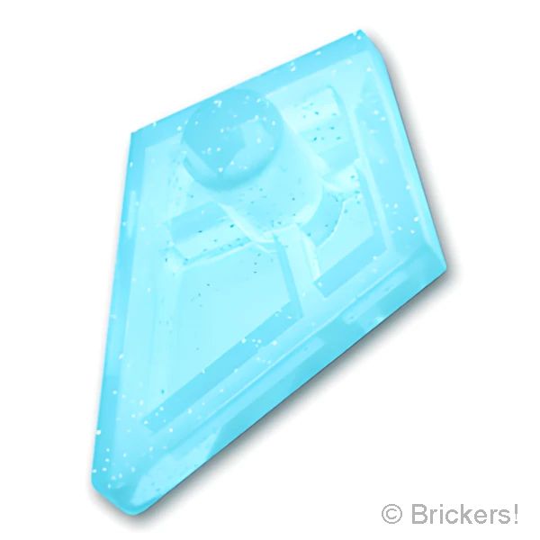 LEGO® パーツ 6337989/6507962 タイル 1 x 2 - ダイアモンド / バー：[Satin Tr - Lt Blue / サテントランスライトブルー] 35649-362 