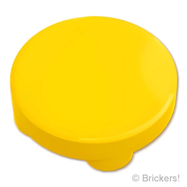 LEGO® パーツ 6508095 タイル インバート ラウンド 2 x 2：[Yellow / イエロー] 3567-024 