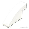 スロープ カーブ 4 x 1 x 1 2/3：[White / ホワイト]