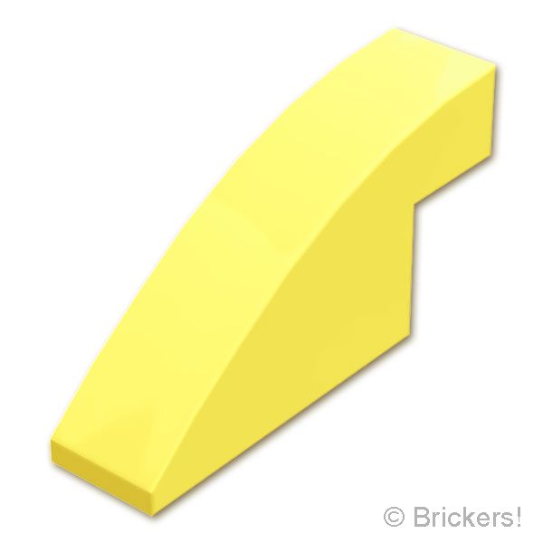 LEGO® パーツ 6467801/6508114 スロープ カーブ 4 x 1 x 1 2/3：[Bt,Lt Yellow / ブライトライトイエロー] 3573-226 