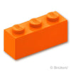 ブロック 1 x 3：[Orange / オレンジ]