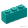ブロック 1 x 3：[Dark Turquoise / ダークターコイズ]