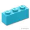 ブロック 1 x 3：[Md,Azure / ミディアムアズール]