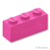 ブロック 1 x 3：[Dark Pink / ダークピンク]
