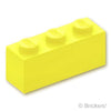ブロック 1 x 3：[Bt,Lt Yellow / ブライトライトイエロー]