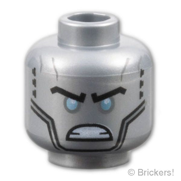 LEGO® パーツ 6215718 ミニフィグ デュアルヘッド - ニンジャゴー ゼン：[Flat Silver / フラットシルバー] 3626pb2029-179 