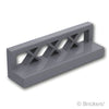 フェンス 1 x 4 x 1：[Dark Bluish Gray / ダークグレー]